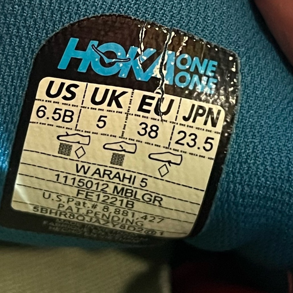 HOKA Women's Arahi 5 Size 6.5 - Picture 14 of 14